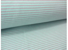 Ringelbündchen mint grau Ringel 